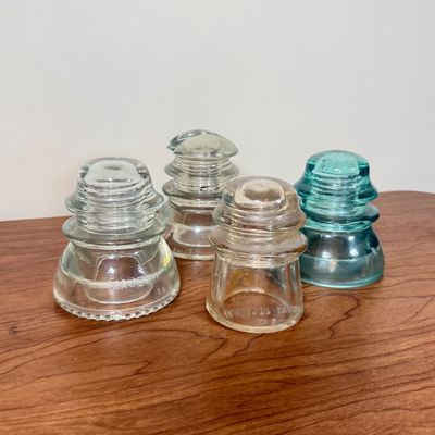 LOT 57F: Vintage Glass Insulators