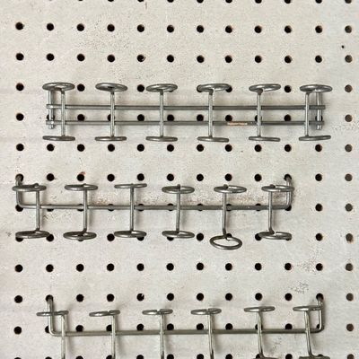 LOT 123G: Peg Board Tool Holder Racks