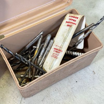 LOT 108G: Vintage Drill Bits