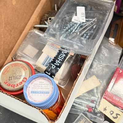 LOT 120G: HUGE Haul of Screws, Nails & More Hardware