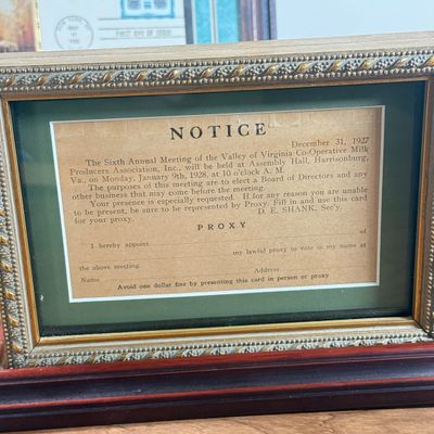 LOT 170F: Vintage First Day Issue Stamp & Envelope Framed