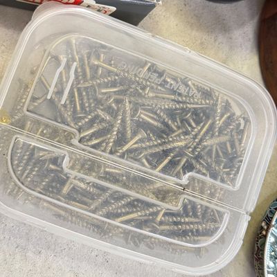 LOT 106G: Huge Haul of Nails, Screws & More Hardware