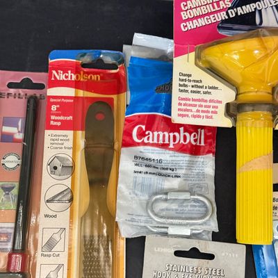 LOT 119G: Vintage NIP Household/Garage Items