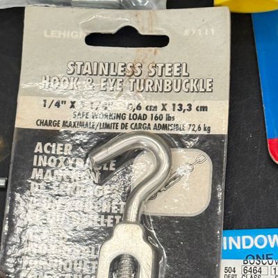 LOT 119G: Vintage NIP Household/Garage Items