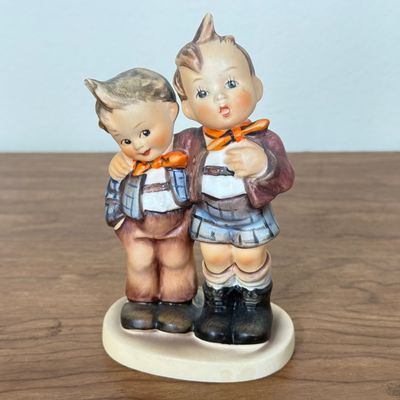 LOT 7F: Vintage Goebel Hummel Figurines: 95 Brother & 123 Max and Moritz