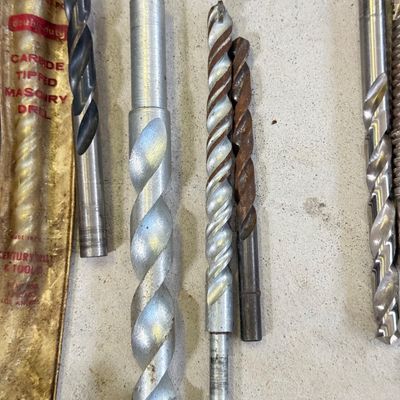 LOT 107G: Vintage Heavy Duty & Masonry Drill Bits