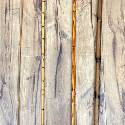 LOT 160F: Four Vintage Bamboo Canes