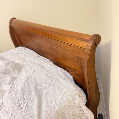 LOT 163B: Wooden Sleight Bed