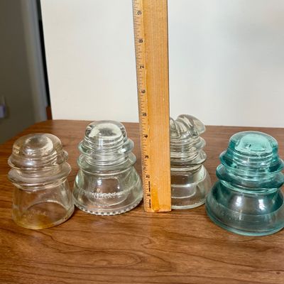 LOT 57F: Vintage Glass Insulators