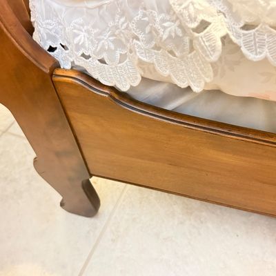 LOT 163B: Wooden Sleight Bed