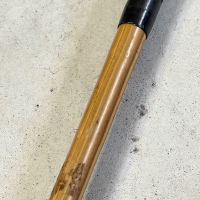 LOT 112G: Vintage Wooden Handle Golf Clubs - Higgins Model 50 & Driver