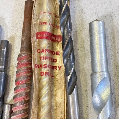 LOT 107G: Vintage Heavy Duty & Masonry Drill Bits