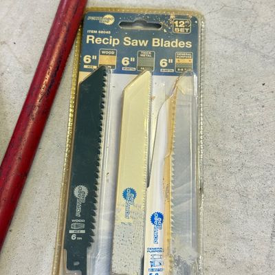 LOT 101G: Vintage Bow Saws, Box Saw & Replacement Blades