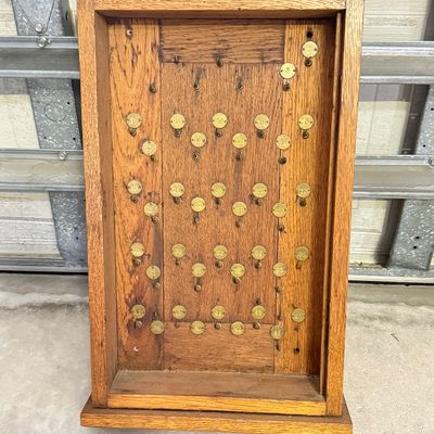 LOT 97G: Antique/Vintage Wooden Hotel Key Rack Holder