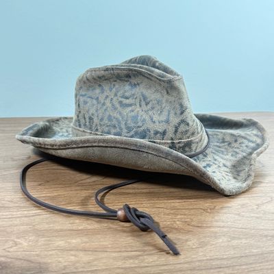 LOT 148F: Vintage Henschel Hat Co Suede Style Western Outback Size Small Hat