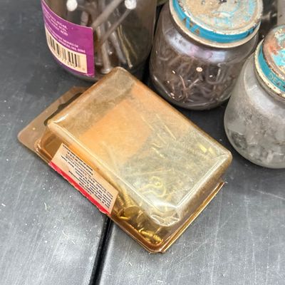 LOT 120G: HUGE Haul of Screws, Nails & More Hardware