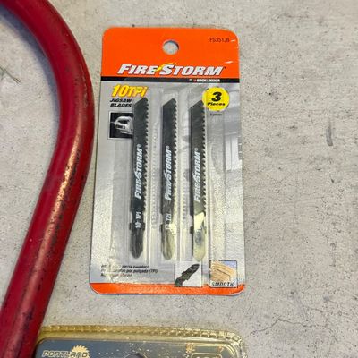 LOT 101G: Vintage Bow Saws, Box Saw & Replacement Blades