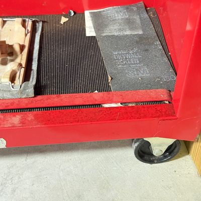 LOT 82G: Craftsman Red Toolbox Cart w Contents