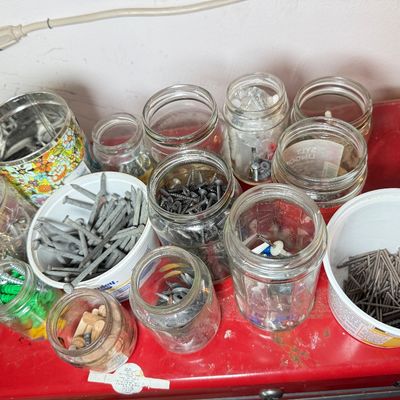 LOT 83G: Lot of Screws, Nails & More Hardware