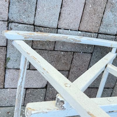 LOT 127G: Antique Folding Rocker Chairs (2)