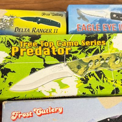 LOT 138F: NIB Frost Cutlery Knives