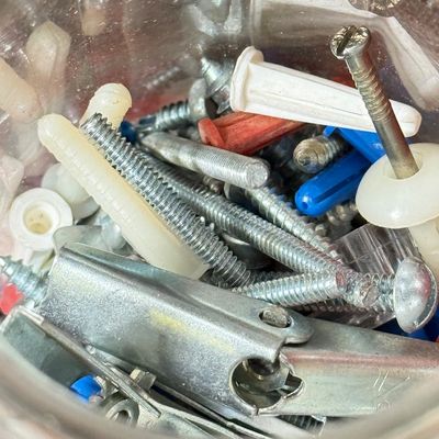 LOT 83G: Lot of Screws, Nails & More Hardware