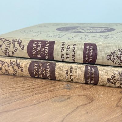 LOT 61F: Alice in Wonderland Through the Looking Glass & 1950s Honey Bunch and Norman Books