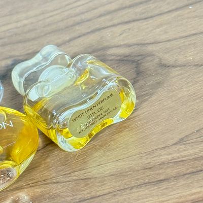 LOT 46F: Vintage Perfume Splash Bottles: White Diamonds, True Love, SpellBound & More