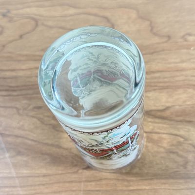 LOT 171K: Vintage Friendly Village 15oz Iced Tea Cooler Glasses (12)