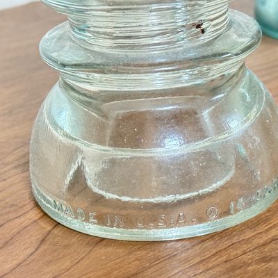 LOT 57F: Vintage Glass Insulators