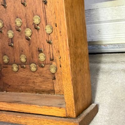 LOT 97G: Antique/Vintage Wooden Hotel Key Rack Holder