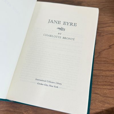 LOT 63F: Vintage International Collectors Library Books: Gone with the Wind, Charlotte Bronte by Jane Eyre & Emily Dickinson Selected...