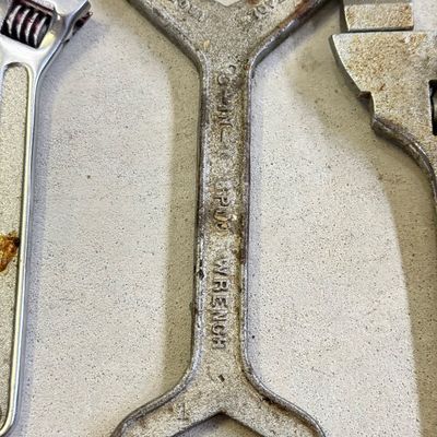 LOT 96G: Vintage Plumbing, Pipe & Adjustable Wrenches