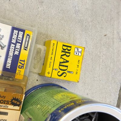 LOT 106G: Huge Haul of Nails, Screws & More Hardware