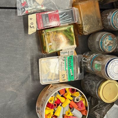 LOT 120G: HUGE Haul of Screws, Nails & More Hardware