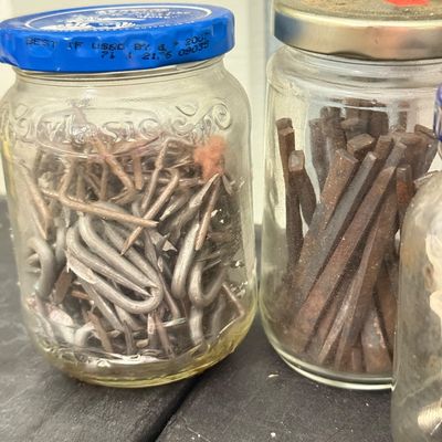 LOT 120G: HUGE Haul of Screws, Nails & More Hardware