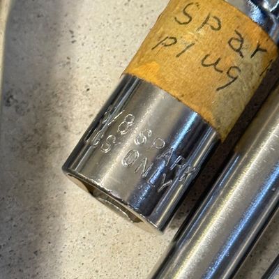 LOT 75G: Vintage Sockets, Spark Plugs & More