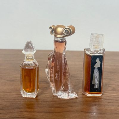 LOT 44F: Vintage Givenchy Perfume Splash Bottles