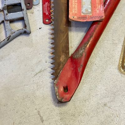 LOT 101G: Vintage Bow Saws, Box Saw & Replacement Blades