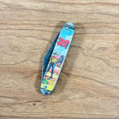 LOT 137F: Vintage Tom Mix Cowboy Pocket Knife
