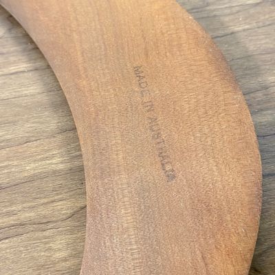 LOT 157F: Wooden Hand Painted Boomerang Made in Australia