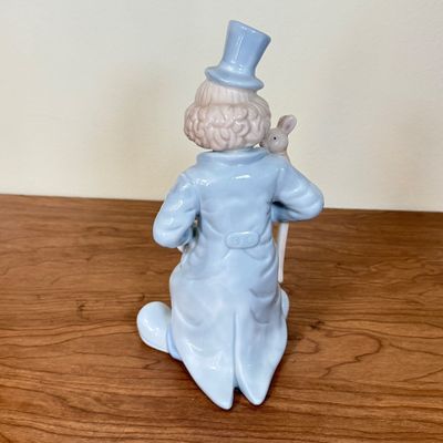 LOT 4F: Vintage Meico Paul Sebastian Soft Pastel Porcelain Clown Figurines