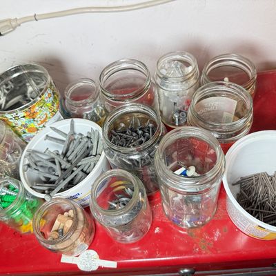 LOT 83G: Lot of Screws, Nails & More Hardware