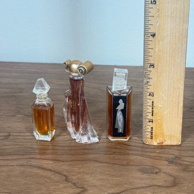 LOT 44F: Vintage Givenchy Perfume Splash Bottles