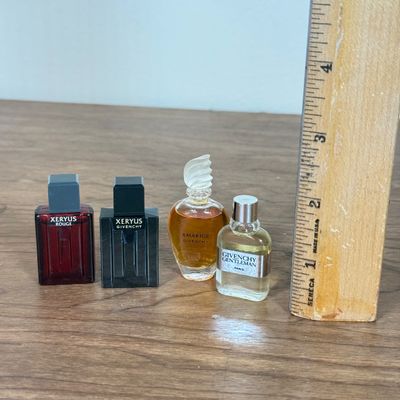 LOT 51F: Vintage Givenchy Perfume Splash Bottles
