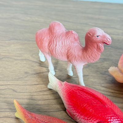LOT 65F: Vintage Celluloid Animal Toys
