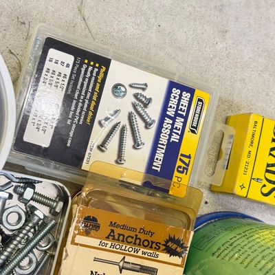 LOT 106G: Huge Haul of Nails, Screws & More Hardware
