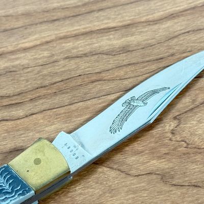 LOT 140F: Eagle Knife, Stainless Steel Set & More