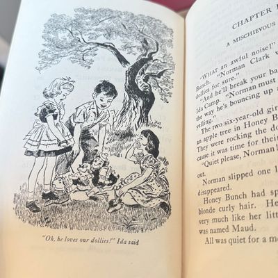 LOT 61F: Alice in Wonderland Through the Looking Glass & 1950s Honey Bunch and Norman Books