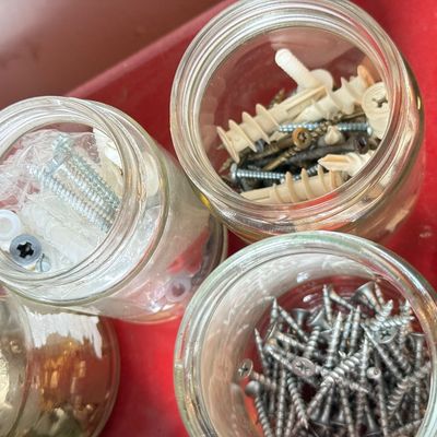 LOT 83G: Lot of Screws, Nails & More Hardware